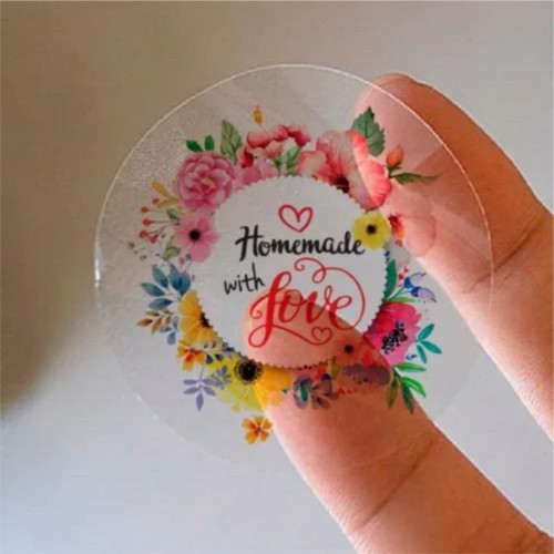 Adesivo Transparente - Recorte Menor que 7cm